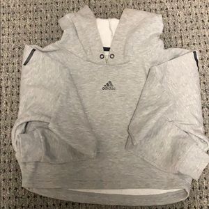 Adidas crop hoodie